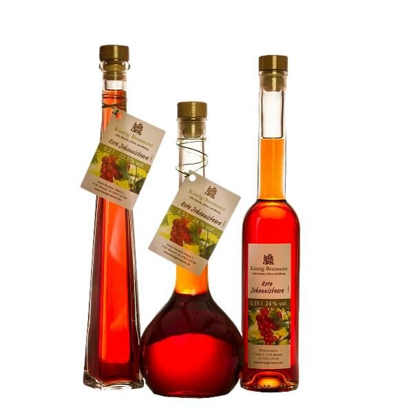 Roter Johannisbeerlikoer